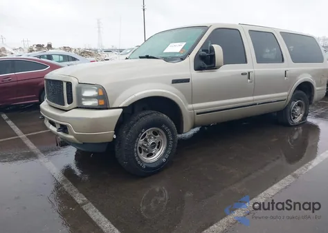 2004 Ford Excursion Limited из США, поврежденный, VIN 1FMSU43P94EA89469